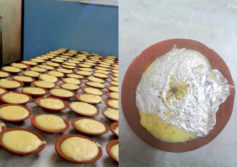 (left) Phirnis set out to set  (right) Phirni set out to be gobbled